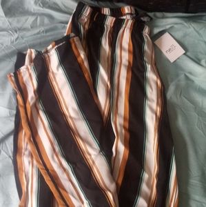 Striped dress pants